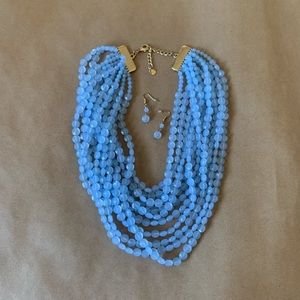 Layered Goddess Summer Bead Necklace and E…
